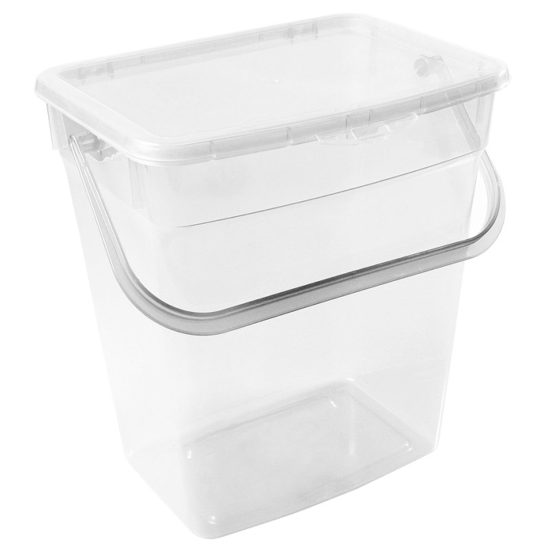 Plast Team wasmiddelbox transparant 10 liter