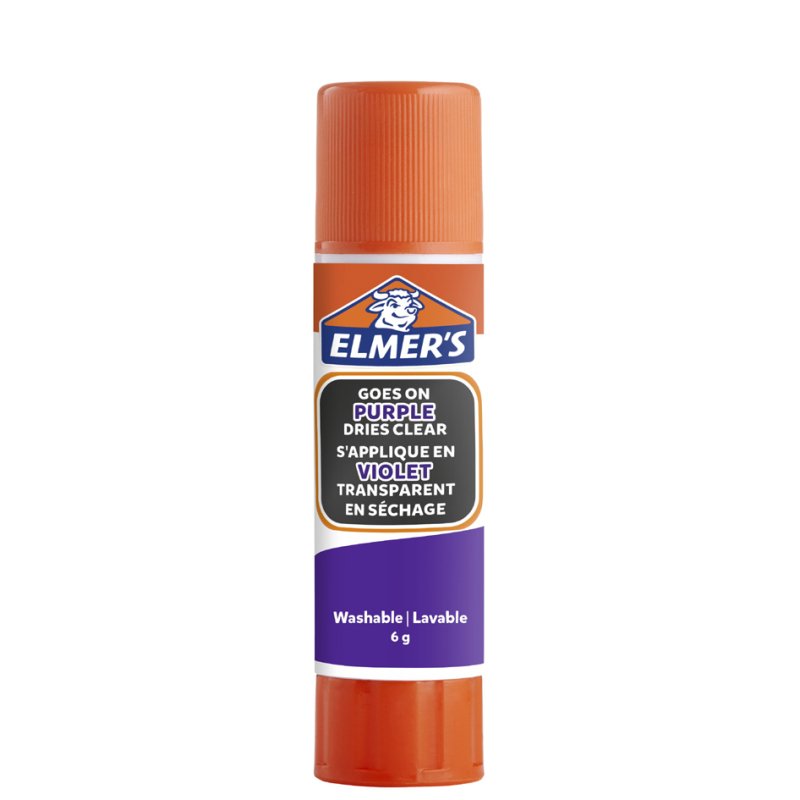 ELMER'S lijmstift paars verdwijnend, 22 g, 10 stuks