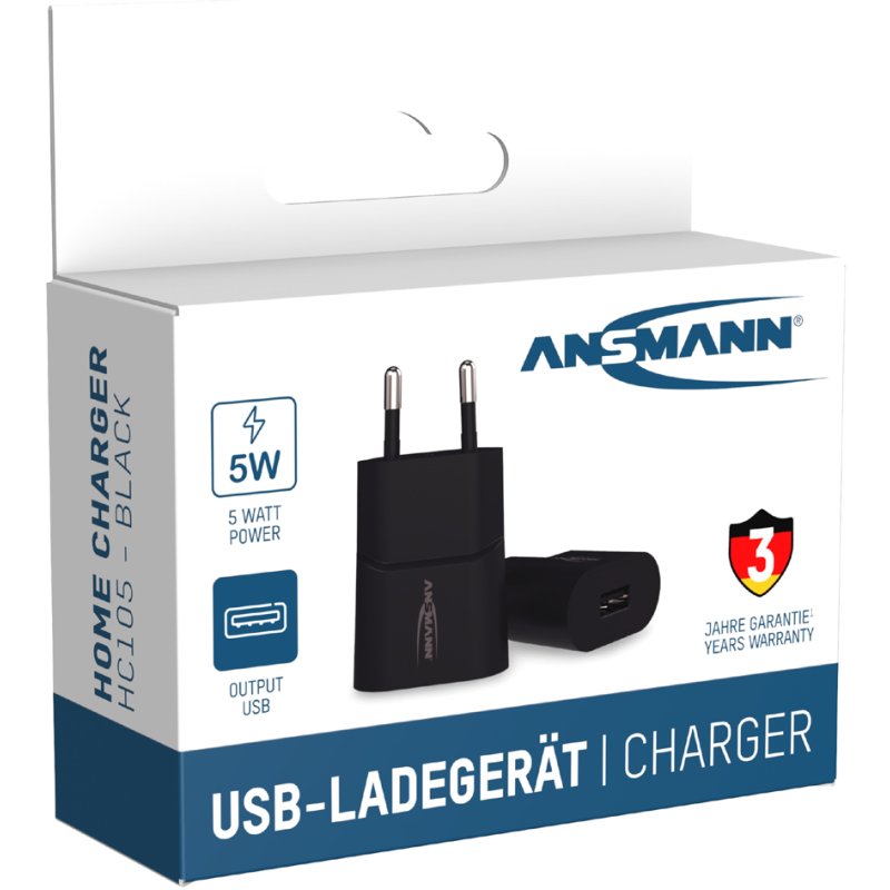 ANSMANN - USB-stopcontactadapter - Model: HC105