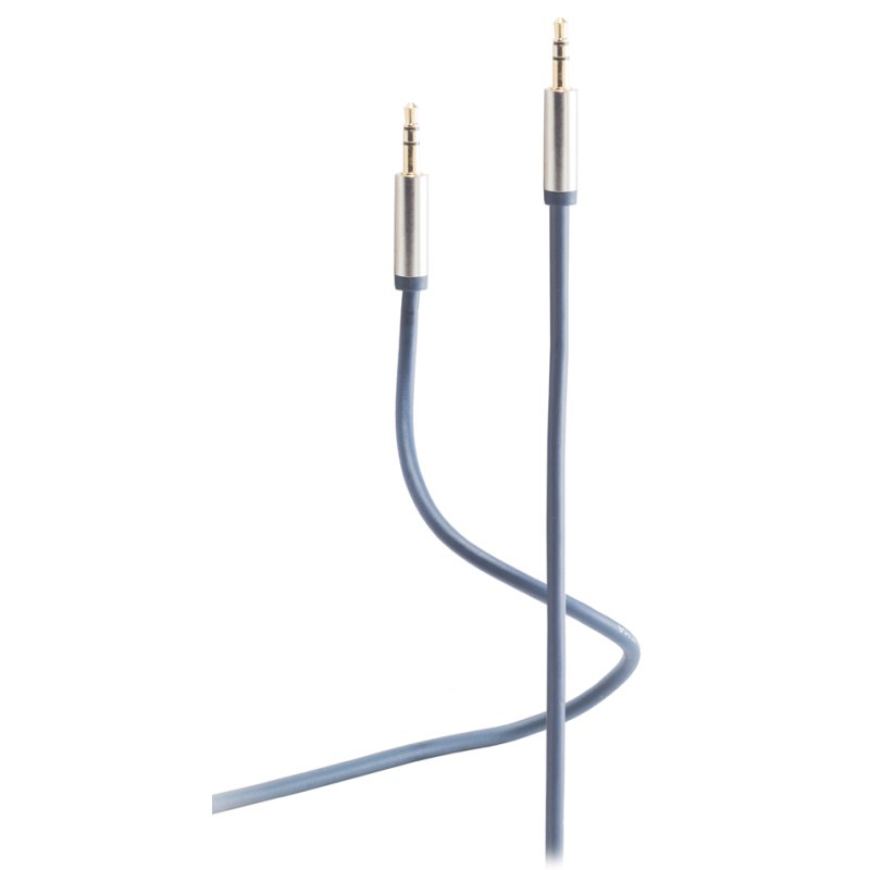 shiverpeaks Flexline audiokabel 3,5mm jackplug 1,5m blauw