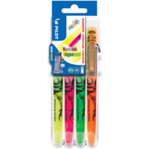 PILOT Textmarker FRIXION light Set2Go, 4 stuks in etui