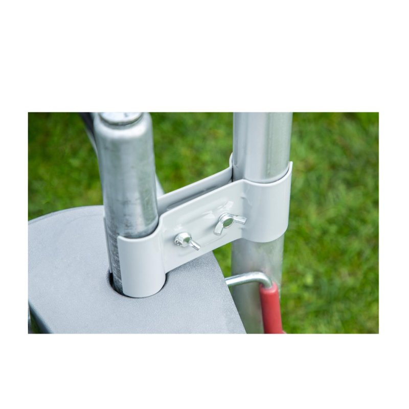 Cartrend dissel beugel voor caravan, staal grijs