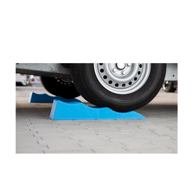 Cartrend Caravan wiggen blauw set van 2 stuks