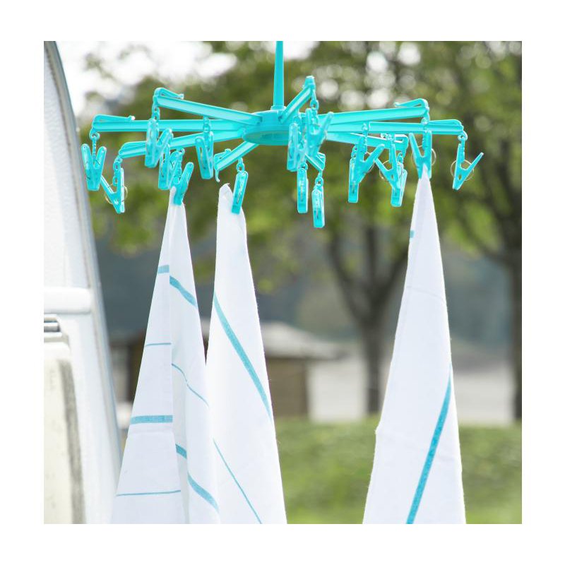 Cartrend droogcarrousel met 18 wasknijpers