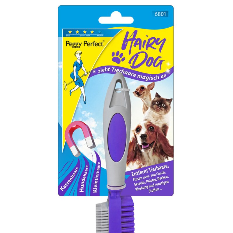Peggy Perfect dierenhaarborstel voor meubels en kleding