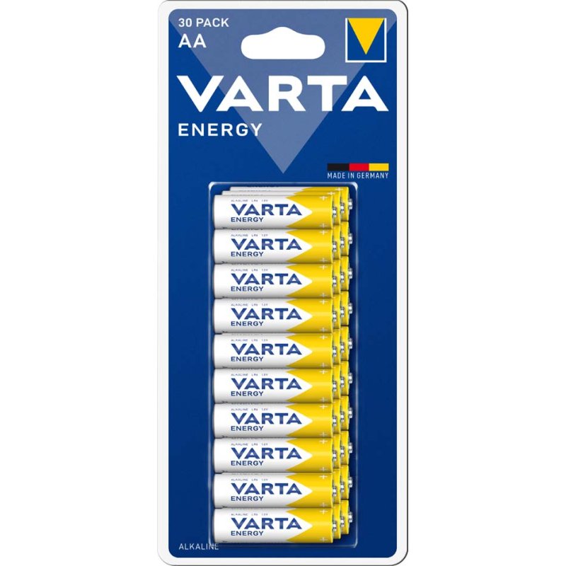 VARTA Energy alkaline batterijen AA/LR6, 4 stuks