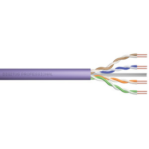 Cat6 installatiekabel, U/UTP, enkelzijdig, 305 meter