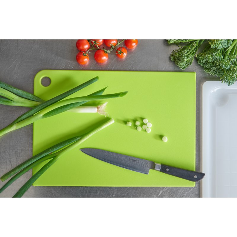 Snijplank team "Dikke lijn", 345 x 245 mm, wit