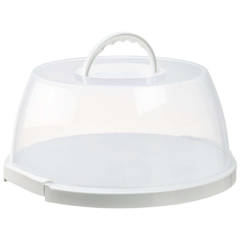 Ronde transparante/witte taartglazen