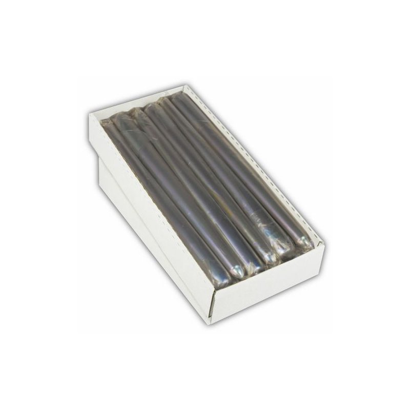 Zilveren kaarsen, 22 mm, set van kaarsenstandaards