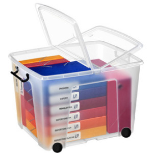 CEP Opbergbox strata, met wielen, 75 liter