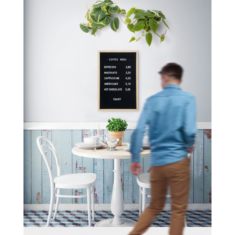 Securit letterset voor letterbord, wit