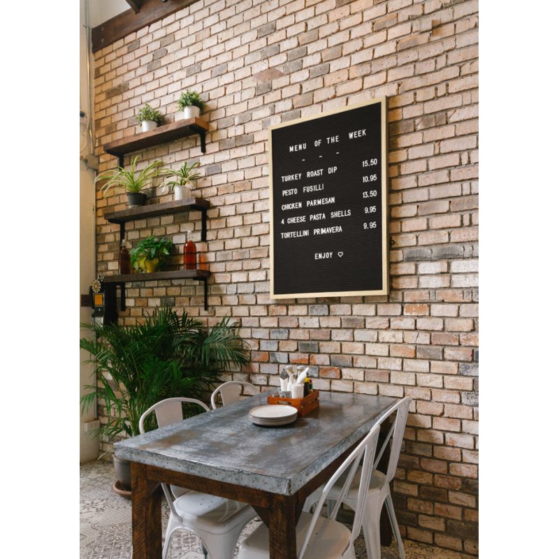 Securit letterset voor letterbord, wit