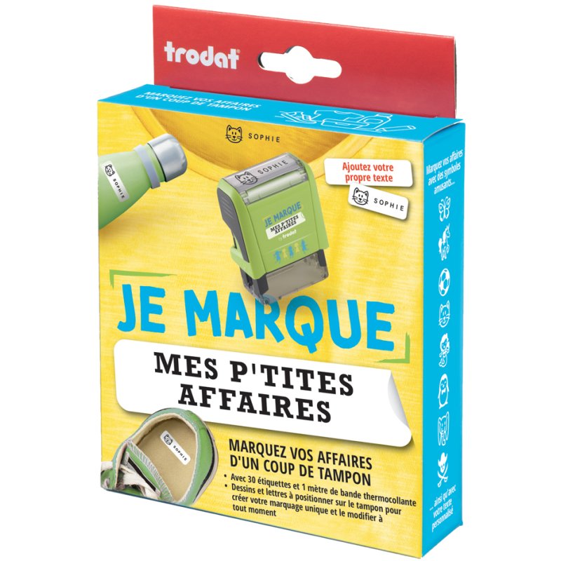 Stempeltampon 'Ik merk mijn spulletjes'