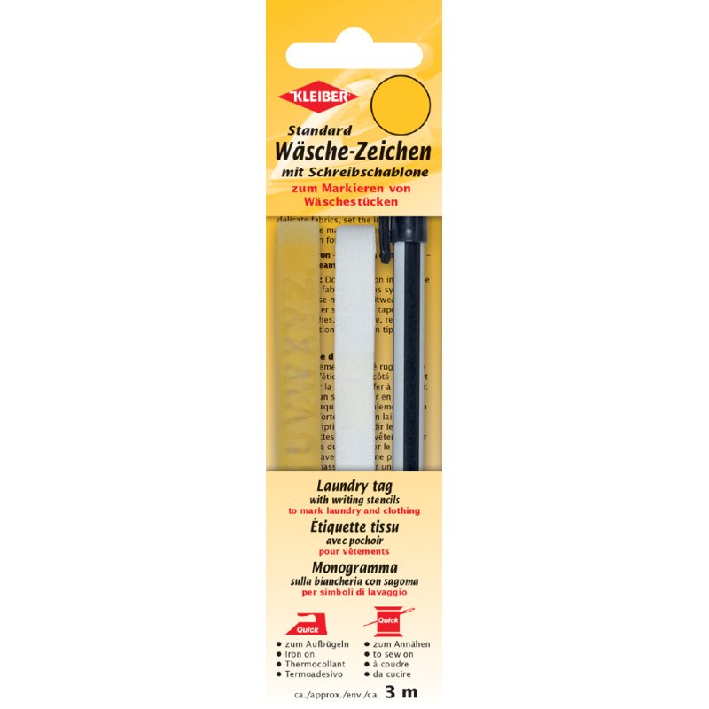 Etikettenset voor kledingmerken