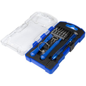 LogiLink schroevendraaier met 12-delige bitset en accessoires