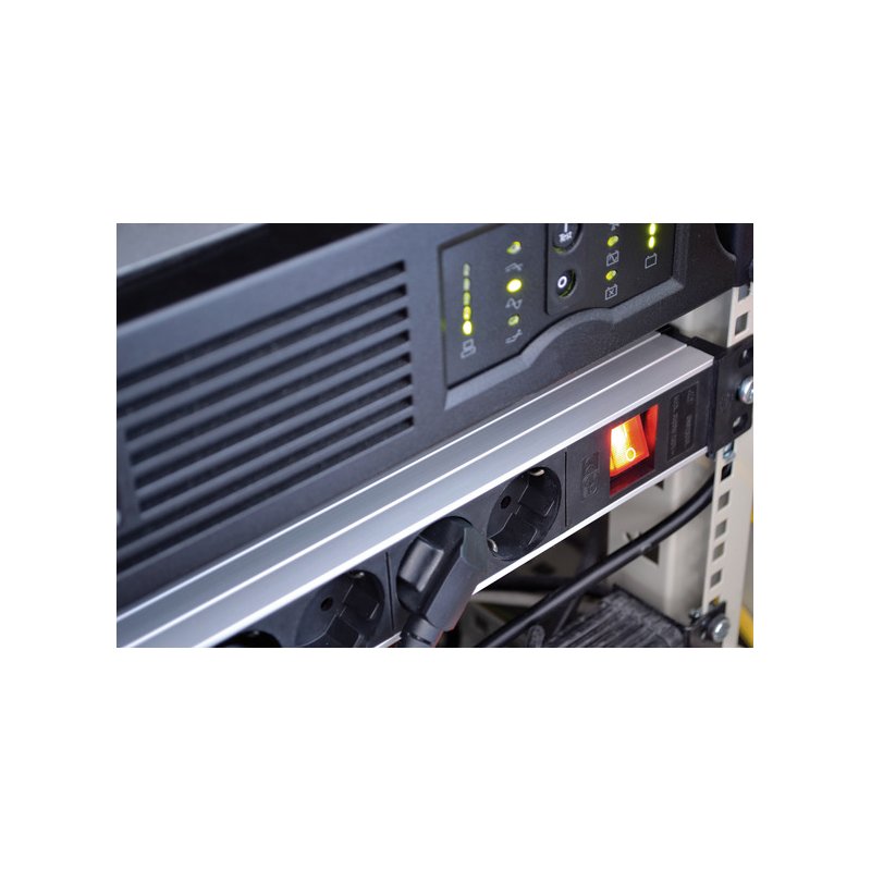 Brennenstuhl 19" stekkerdoos Alu-Line, 8-voudig