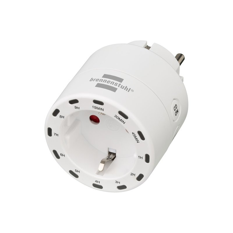 Brennenstuhl digitale tijdschakelaar stopcontact wit