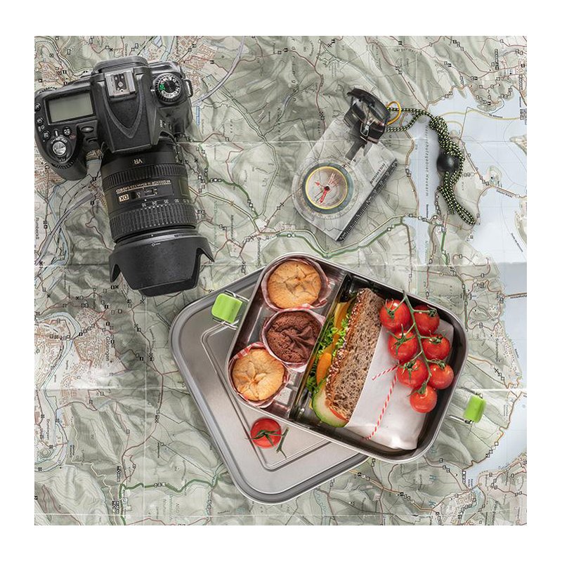 APS Lunchbox Lunchbuddy L, roestvrij staal, 1,1 liter