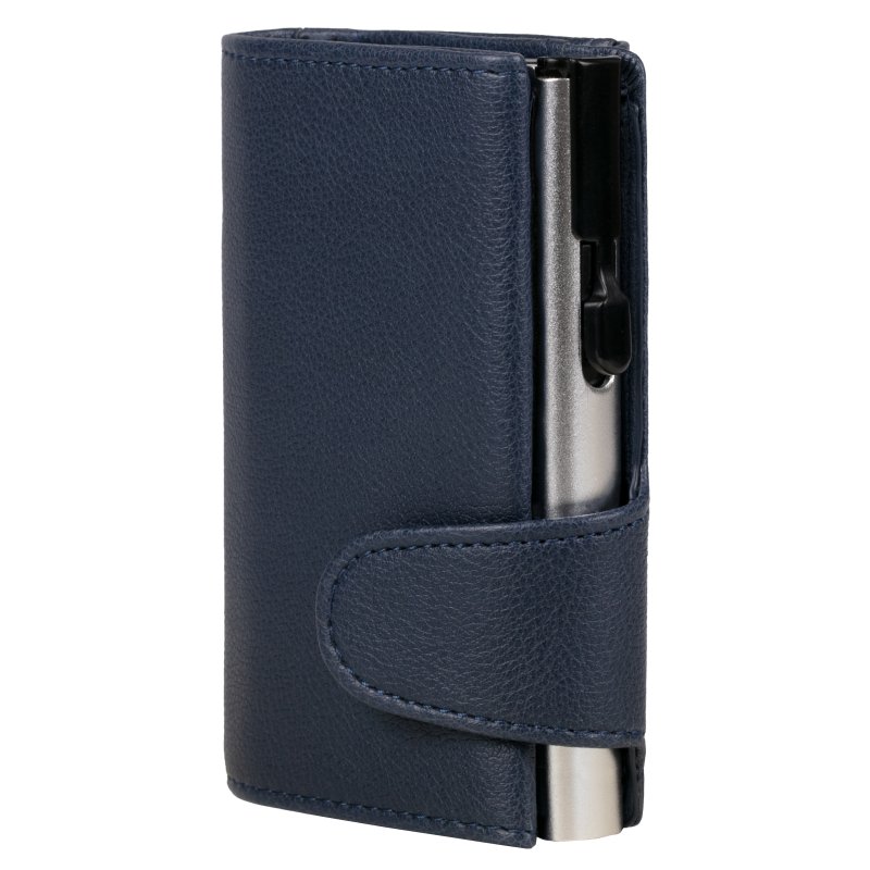 CLICKSAFE Portemonnee met kaarthouder, kunstleer, zwart