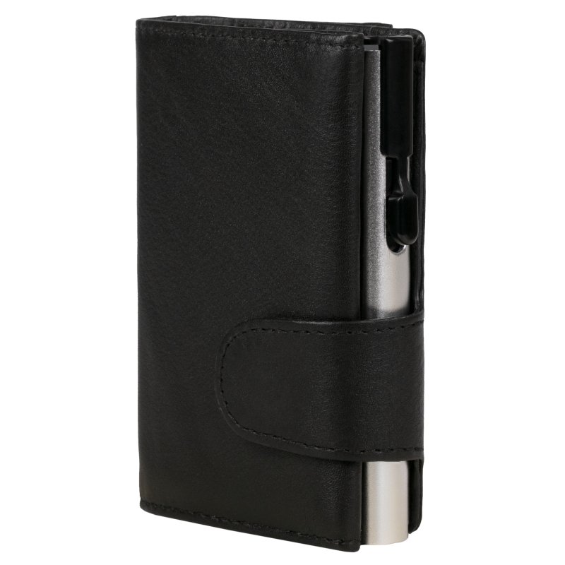 CLICKSAFE portemonnee met kaarthouder, nappaleder