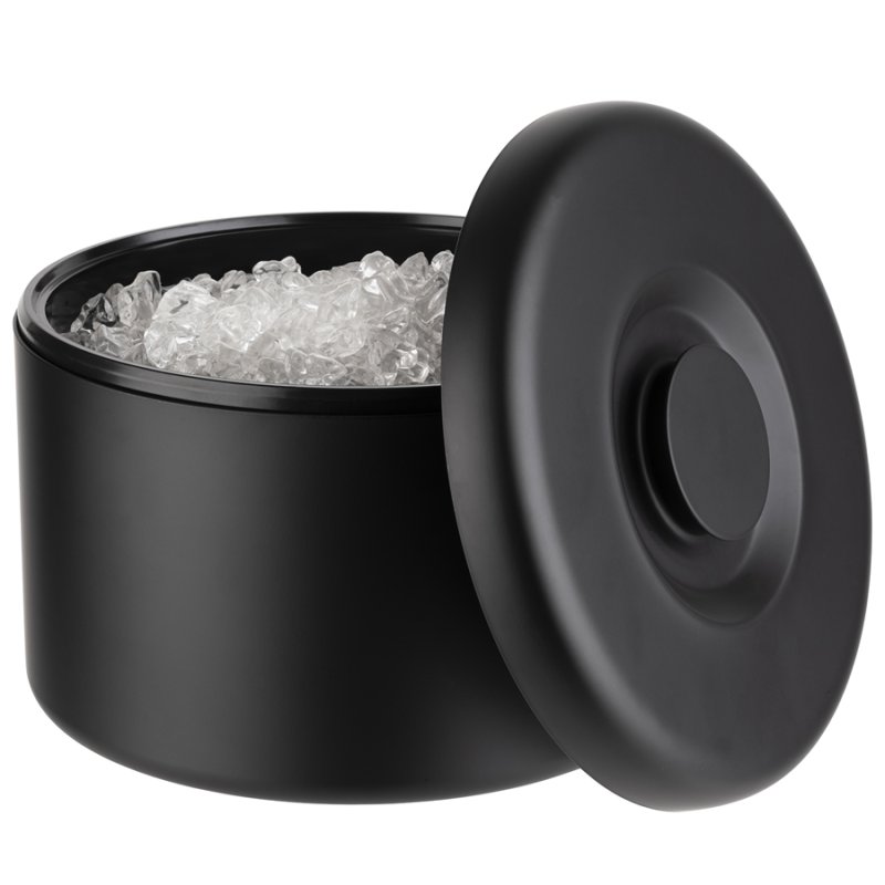 APS Arctic koelbox, PS/aluminium, 6 liter, zwart