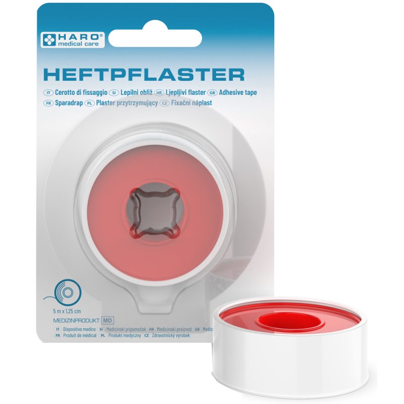 HARO hechtpleister beige 25mm x 5m