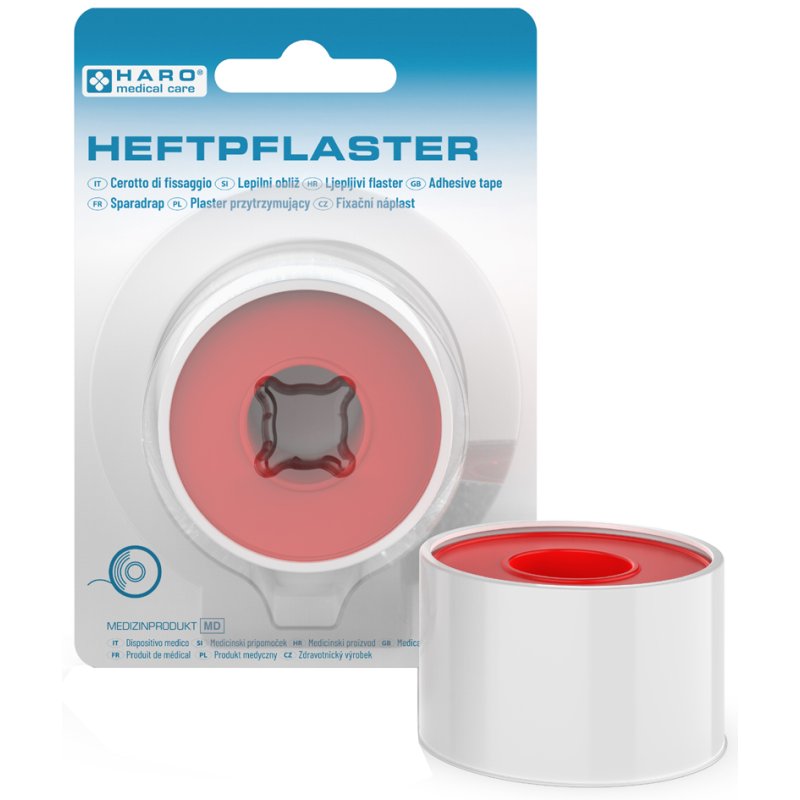 HARO hechtpleister beige 25mm x 5m