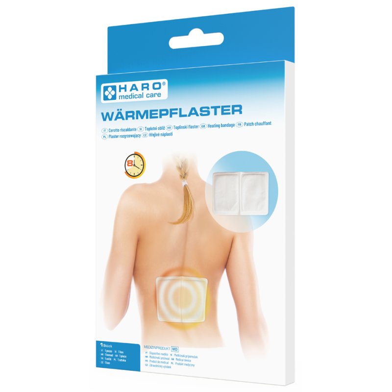 HARO warmtepleisters 130 x 190 mm, wit