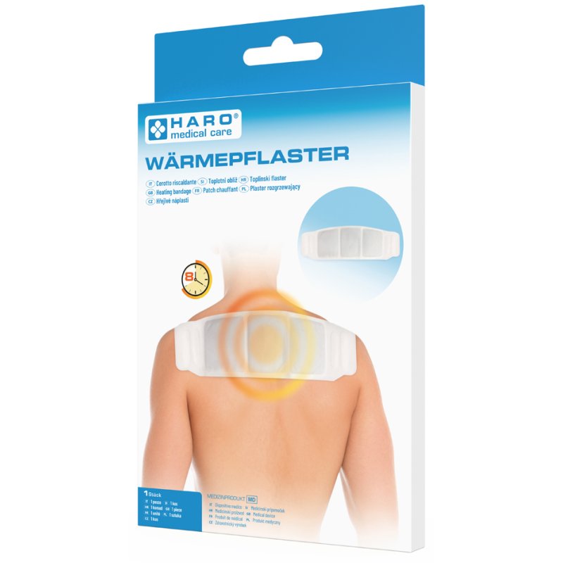 HARO warmtepleisters voor schouder, 300 x 190 mm, wit