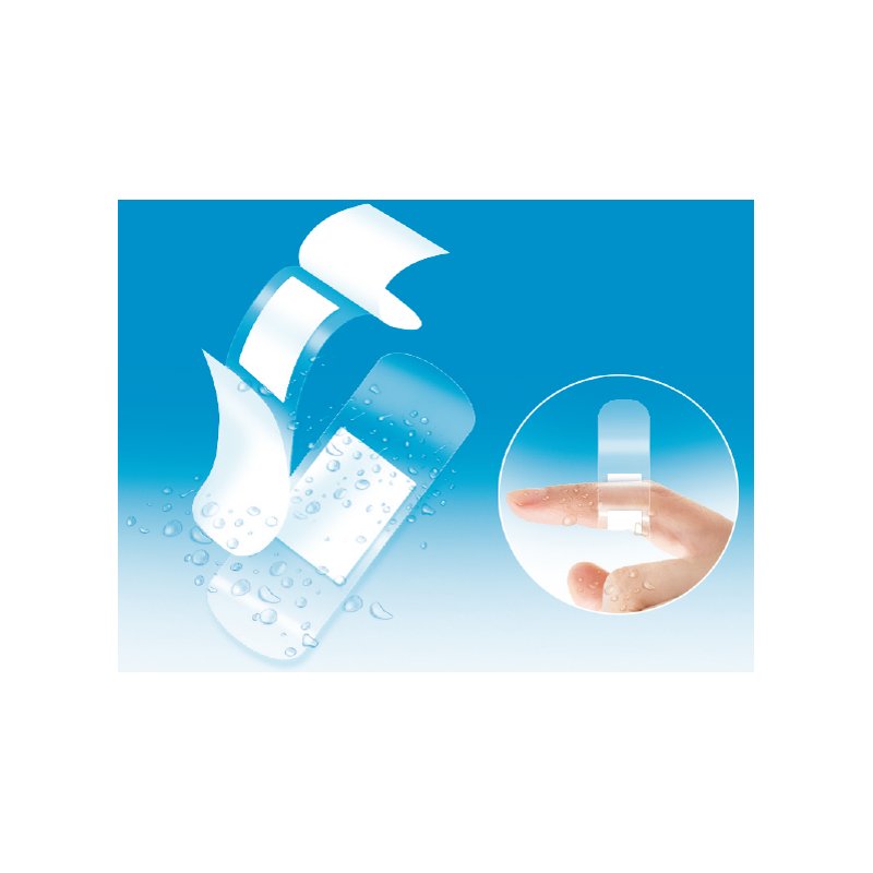 HARO pleisterstrips waterbestendig transparant 10 stuks