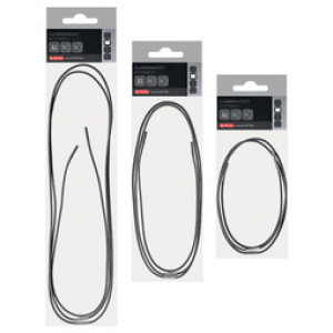 Herlitz - Reserverubbers voor flexband notitieboek - Antraciet - Formaat A5