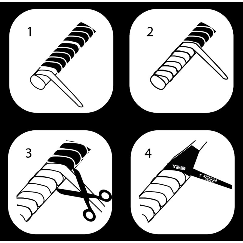 Talbot vat ruwgrip, set van 3