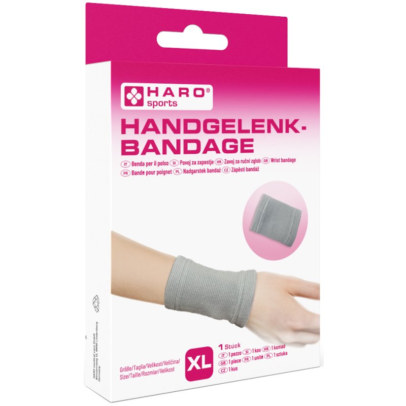 HARO polsbandage maat L grijs