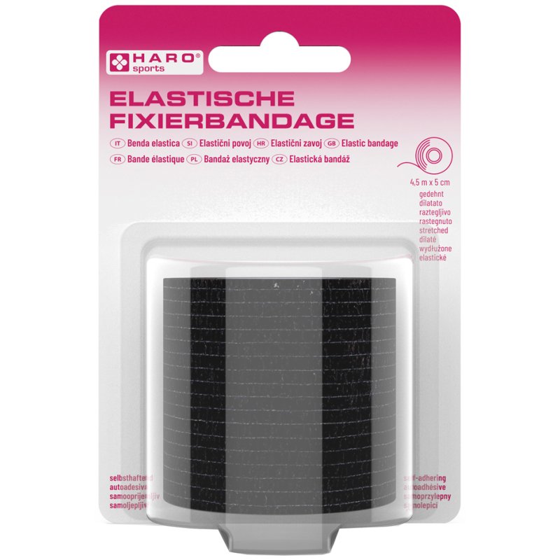 HARO elastische fixatieband, 50 mm x 4,5 m, beige