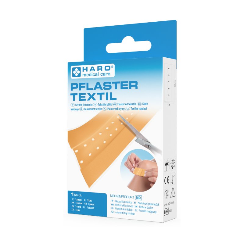 HARO wondpleister textiel beige 500 x 60 mm