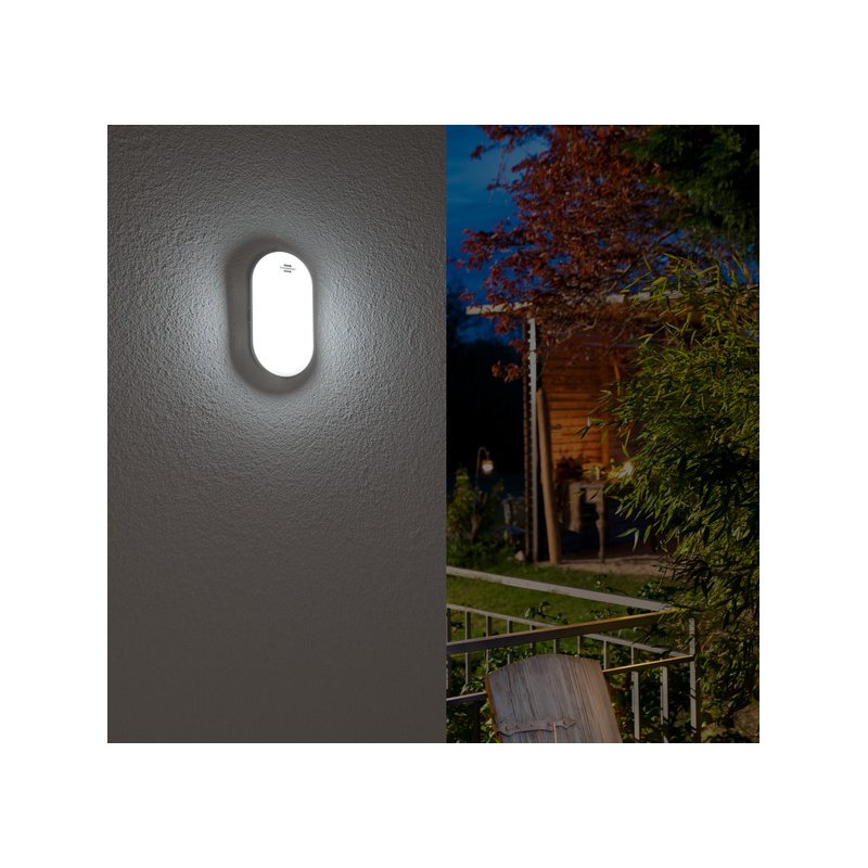 Brennenstuhl LED wandlamp ovaal OL 1650, wit