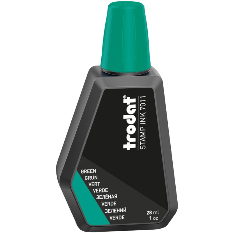 Stempelinkt, 28 ml, groen