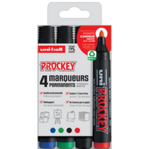 uni-ball Permanent marker PROCKEY PM122/8 PF, 8-delige set