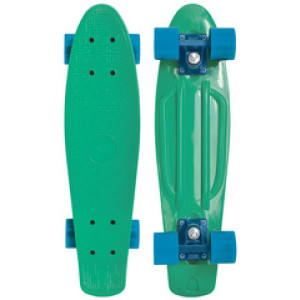 Retroskateboardplank Native groen
