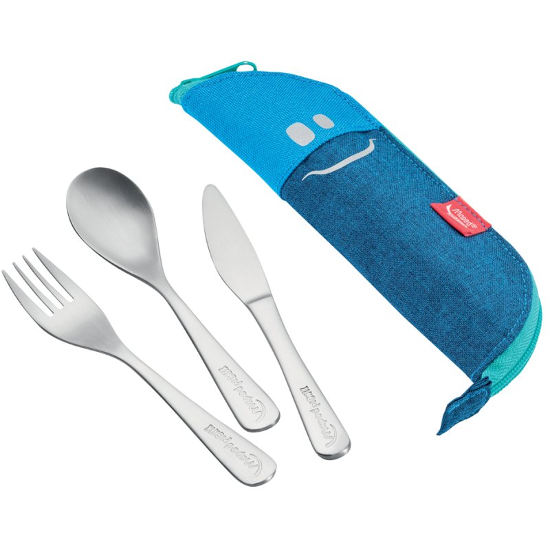 Maped Picknickbestek voor kinderen, roze etui