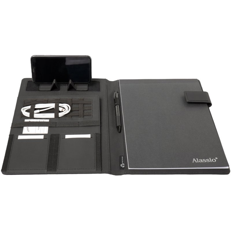 STOP schrijfmap MOOREA A4 gerecycled PET met magnetische sluiting