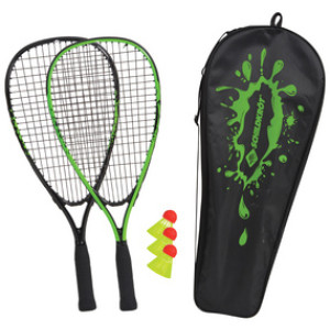 SCHILDKRÖT Speed Badminton Set, zwart / groen
