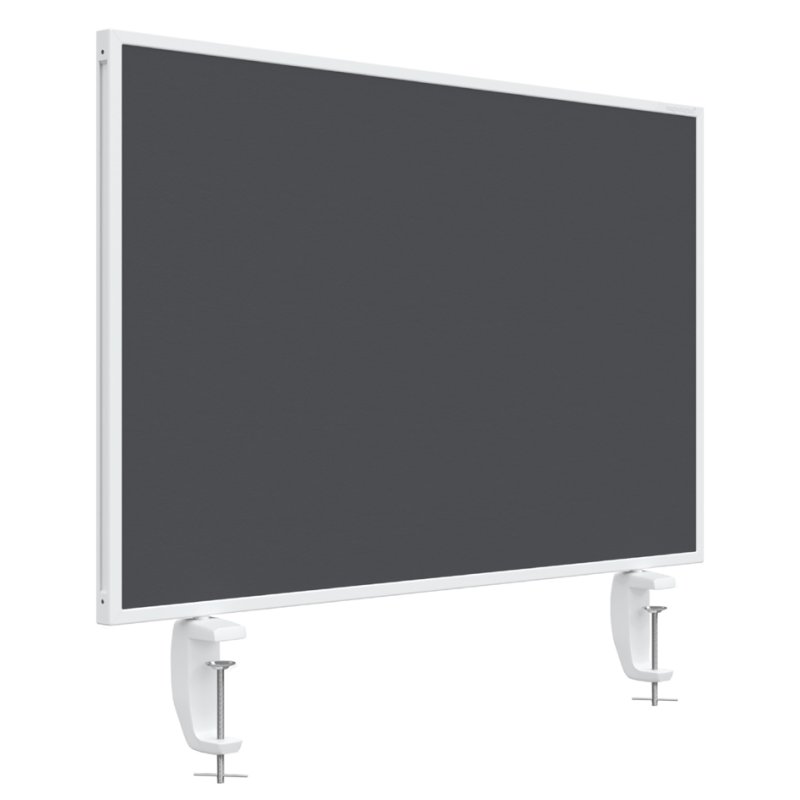 magnetoplan bureauscherm VarioPin, dubbelzijdig whiteboard/vilt, 1600 x 500 mm, turquoise