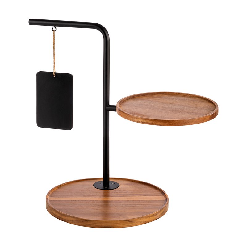 APS Etagère IRON zwart 2-laags hoogte 440 mm