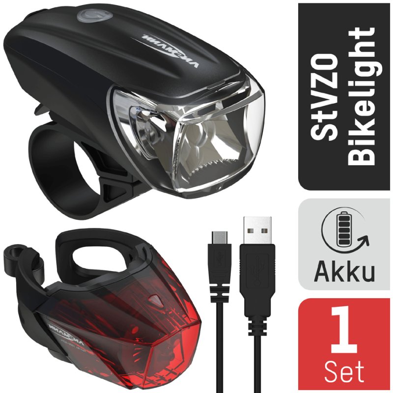 Ansmann fiets-LED-verlichtingsset ComboLight 40 lux