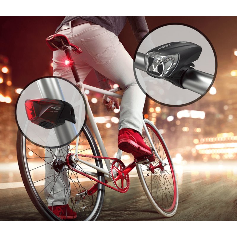 Ansmann fiets-LED-verlichtingsset ComboLight 40 lux