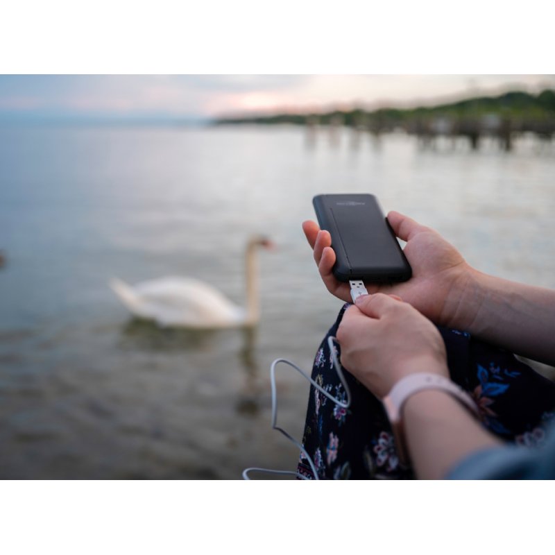 ANSMANN - Powerbank 20.000 mAh - Kleur: Zwart