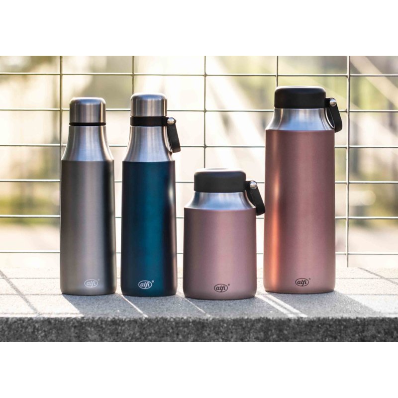 Isoleerfles City Foodmok, koelgrijs, 0,47 L