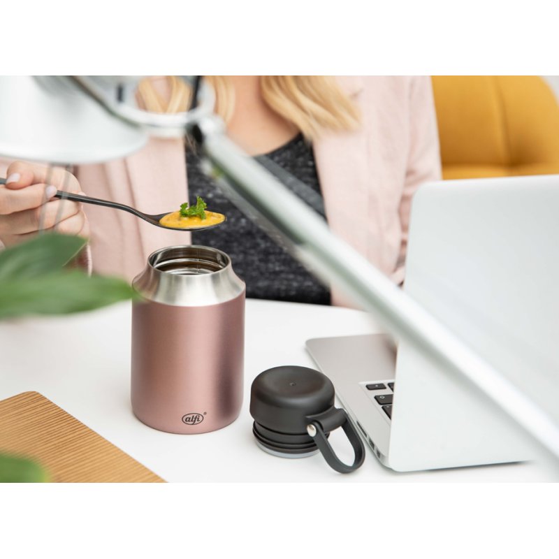 Isoleerfles City Foodmok, koelgrijs, 0,47 L